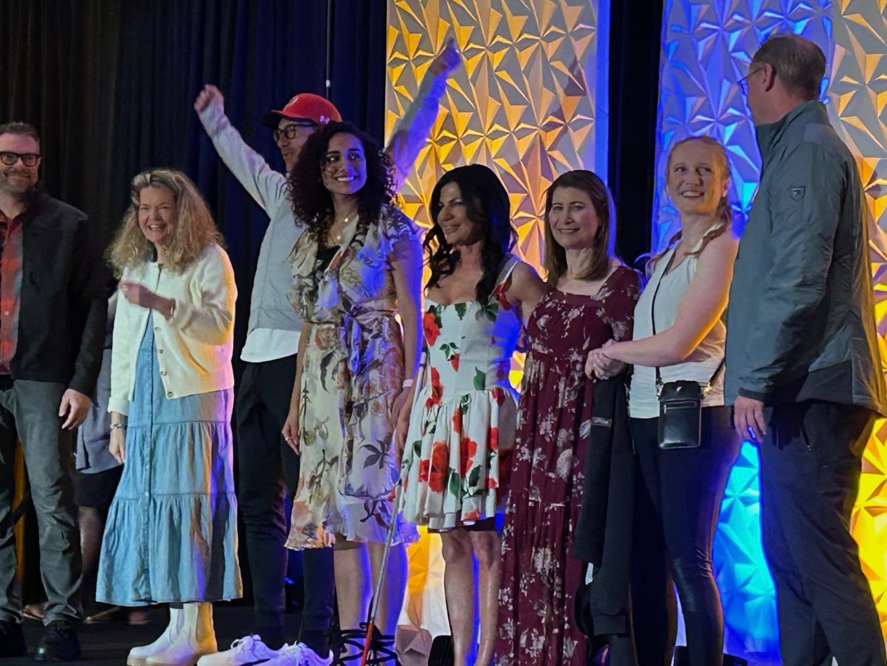 Paula posing with the other models at the National MS Society Salt Lake City chapter annual luncheon and fashion show Paula posing with the other models at the National MS Society Salt Lake City chapter annual luncheon and fashion show